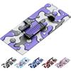 Kraken Keyboards Drip - Tappetino per Mouse da Gioco XXL, Motivo Floreale, Colore Viola/Lavanda, 91,4 x 40,6 cm