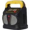 GLEAVI Caricabatterie Intelligente per Moto 12v 24v, 15a, 240w | Schermo Lcd, Struttura Portatile, Ricarica Sicura, per Batterie 6-200ah, Giallo, Plastica ed Elementi Elettronici