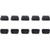 Futheda 10 tappi antipolvere in silicone DB9 maschio RS232 maschio COM porta di interfaccia, compatibili con computer portatile, colore nero