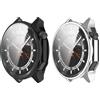 Yikamosi custodie Antigraffio Anti goccia TPU morbida per Guscio paraurti compatibili con OPPO Watch X2,Nero+Argento
