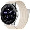 PinnWaa Cinturino Sport Loop in Nylon Compatibile con Google Pixel Watch 4/3/2/1 41mm, Morbido Traspirante con Chiusura a Strappo, Regolabile per Uomo Donna per Pixel Watch 4/3/2/1 41mm - Starlight