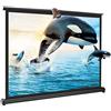 Yangers Schermo per proiettore Alluminio Portatile da 50, Retrattile Scomparsa da Tavolo Rullo avvolgibile per Home Cinema con Pieghevole Base Supporto per riunioni in Ufficio da Esterno