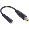 Mllepjdh 4.5 x 3.0 femmina a maschio 4530/5525/7450/7955/porta quadrata per computer portatile Cavo di ricarica di alimentazione di 90 W Connettore di alimentazione dell'aria ultimo intervento