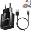FinalCool Caricatore USB 18W con Cavo USB Type-C 1M, Quick Charge 3.0 Fast Charger, USB Alimentatore, Caricabatterie Rapido Compatibile con S-amsung Galaxy Note9/S9/S9 Plus/Note8/S8/S8 Plus/S7/S7 Edge/S6