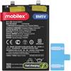 MOBILEX® Batteria BM5V per Xiaomi Redmi Note 13 Pro 5G / Poco X6 5G | Ricarica rapida 67 W | 5100 mAh - OEM | Ricambio interno con adesivo | Capacità originale
