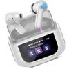 Thunelec 2026 Cuffie Bluetooth, 48 Ore Auricolari Bluetooth 5.4 Touch Screen, ANC/ENC Cancellazione Rumore Cuffie Senza Fili, 5 Equalizzatore, Stereo Hi-Fi Cuffie Wireless, IPX7 Cuffiette Grigio Scuro
