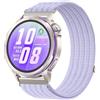 GIOPUEY Cinturini Compatibile con Coros Pace 4/Pace3/APEX 4 42mm/Apex PRO, Cinturino in Morbido Nylon Intrecciato [Unisex] [Traspirante] - Lightpurple