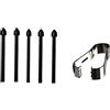 CUFEREDU Punte 5X S Pen per Samsung Galaxy Tab S8 (4G 5G)/ S8+ Plus / S8 Ultra/Galaxy Tab S7 FE/Tab S7 / Tab S7+ Plus Input Stilo S Punte della Penna con Strumento Nero