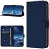 YIRRANZD Cover per Oppo A74 5G / Oppo A54 5G, Custodia a Libro in PU Pelle [Slot Carte] Premium Flip Caso Portafoglio, Antiurto Wallet Case Cover per Oppo A74 5G / A54 5G (Blu Scuro)