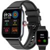RIVERSONG Smartwatch Uomo Donna, 1.85 Orologio Fitness con Effettua/Risposta Chiamate,100+ Modalità Sport, Frequenza Cardiaca/Sleep/SpO2 Monitor, Assistente Vocale, per Android iPhone,Grigio Spaziale