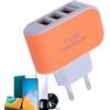 Générique Caricatore USB a porte multiple | Blocco di ricarica USB luminoso con 3 porte e multipli, adattatore per presa a muro - caricatore portatile per computer portatile