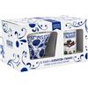 Generico Amarena in Latta con Vaso in Ceramica Decorata - Amarene in Sciroppo, Confezione Regalo Elegante, Specialità Italiana per Dessert, Gelati, Torte, Cocktail e Pasticceria per fabbri 1,25Kg