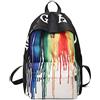UKKD borsa da scuola I Bambini Di Zaini Scuola Ragazze/Ragazzi Graffiti Dipinti Nylon Arrivo Zaini Women,Un Nero