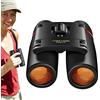 Zceplem Binocolo Compatto, Binocolo Portatile per Adulti e Bambini, 10x25, Resistente, Facile da Usare, Ideale per Birdwatching, Caccia, Viaggi, Escursionismo, Sport