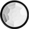 Leeadwaey Filtro universale per lenti fotografiche da 49 mm Filtro per caleidoscopio Prisma Video Solo Filtro
