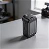 Hoppipola Mini videocamera d'azione 1080p con display da 1,47 pollici, leggera videocamera per sport all'aria aperta e vlogging, videoregistratore HD grandangolare con tracolla e porta USB di tipo C