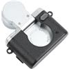 Hoppipola Mini fotocamera da pollice con lente flip per angoli versatili, videoregistratore HD retrò, fotocamera portatile compatta 7 x 4,2 x 3,5 cm per fotografia entry-level, marrone
