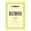 Edition Peters Beethoven: Mass In C Major Op 86 (Vocal Score) (EP1105): für 4 Solostimmen, Chor und Orchester / Klavierauszug / Vocal Score