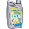 Goodyear Olio Motore 15W-40 Benzina, Diesel e GPL/Metano, 4 Stagioni Active 3000, Minerale Multigrado ad Alte Prestazioni, Protezione Anti-Attrito per Motori Usurati, API SN/CF, 1L