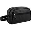 VpiuV® Pochette Uomo Donna da Polso, Borsello Uomo Donna a Mano con Cinturino, Beauty Case da Viaggio, Trousse Trucchi Morbida