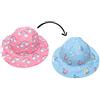 FlapJackKids Baby Cappello Estivo Bambina Reversibile Anti-UV SPF 50+ Arcobaleno/Unicorno 6-24 Mesi Cappellino Estivo da Sole