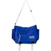 MenYiYDS Borsa A Tracolla Unisex Borsa a Tracolla per Uomo in Tela Satchel per Laptop con Retro Borsa da Uomo Leggera Universitaria Crossbody, Messenger Bag Studenti Libro Crossbody Borse,blu