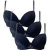 Coconuda Confezione da 3 Reggiseni Gardenia Nero 2