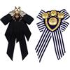 Valiclud Spilla Donna Elegante Brooch Pin Gioiello Per Vestiti Femminili Con Design a Fiocco Per Necktie Girl Accessorio Moda