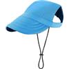 Generic Cappello da baseball per cani, protezione solare, regolabile, con fori per le orecchie, per cani di taglia piccola, media e grande (blu, M)