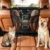 Grolibyre Rete per cani per auto con tasche portaoggetti, rete divisoria per cani per sedile posteriore, barriera di sicurezza contro il cane dal sedile anteriore, per tutti i veicoli