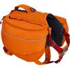 RUFFWEAR Approach Pack, Zaino per Cani con Imbracatura e Tasche Integrate, Accessorio per Passeggiate e Campeggio per Animali Domestici, 2 Punti di Fissaggio al guinzaglio, Arancione Fuoco (L/XL)
