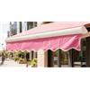 Generico Mantovana Ondulata di Ricambio per Tenda da Sole Retrattile, Tenda da Sole Esterna Falda Anteriore di Ricambio per Finestre E Porte, Tela Sostitutiva In Poliestere(Rosa,L250cmxH20cm)