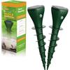 Keero Dissuasori per Talpe 2 Pezzi, Dissuasore per Topi, Repellente per Topi, Scaccia Talpe per Scoiattoli di Terra, Serpenti, Visoni, IP65 Impermeabile-Verde