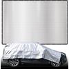 AMANKA 4x6 m Copertura Sole Auto - 99% Sombra Telo Anti UV - Tessuto Oscurante Termico - Telo Parasole Auto Esterno - Telo Copri Camper Telone Campeggio Tarp Riflettente per Giardino Telone Spiaggia