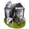 GARLINGO Garage per biciclette, 172 x 163 x 120 cm, montaggio semplice senza viti, garage per tenda, casetta per attrezzi da giardino, capannone per bicicletta