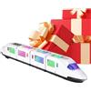 Generico Giocattolo Per Bambini | Modellino Di Carrozza Ferroviaria Decorativo - Elettrico Giocattolo Simulazione Realistica | Per Soggiorno Casa Camera Da Asilo Stanza Giochi Bambini Bambine Piccoli Regalo Di