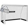 HUDORA Porta da calcio Advanced 120 - Porta da calcio per bambini/ragazzi e adulti - Porta da giardino - Porta da resistente alle intemperie e stabile con rete a maglia stretta