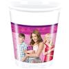 Disney Violetta - Set 8 Bicchieri Di Plastica