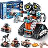 Sillbird Robot Technic programmabile 5 in 1 con app e telecomando | Giocattolo STEM per bambini da 8 a 12 anni, regalo creativo ed educativo, kit di costruzione da 596 pezzi