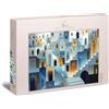 Ulmer Puzzleschmiede Puzzle da 1000 pezzi, labirinto mediterraneo, architettura annidata di scale archi e passaggi silenziosi, tema urbano senza tempo per la pace e la messa a fuoco, puzzle pesante, made in Germany