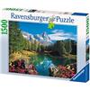 Ravensburger - Puzzle Lago Alpino Con Cervino, 1500 Pezzi, Idea regalo, per Lei o Lui, Puzzle Adulti