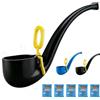HBSFBH Macchina Bolle di Sapone, Pipa Bolle di Sapone, Pistola a Bolle di Sapone, Mini Giocattolo Bolla, Macchina Delle Bolle, Soffiatore for Bolle Retrò Stampato In 3d, Regalo per feste