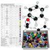 Dioche 267 Pezzi Atom Link Modello Chimica Set di Struttura di Orbita Elettronica, Atom Molecular Models Links Kit di Insegnamento Strutture Inorganiche, per Insegnanti Studenti Classi di Chimica