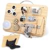 TTOPBAO Busy Board Montessori 1 Anno in Legno, Pannello Sensoriale Bambini
