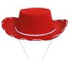 I LOVE FANCY DRESS LTD Cappello da cowboy rosso per bambini, confezione da 1, accessorio per cappello da cowboy e cowgirl, perfetto per feste a tema selvaggio West e western, Giornata mondiale del libro o qualsiasi altro