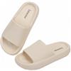 Leevar Ciabatte Nuvola Donna Uomo Morbide, Comode e Rilassanti, Estive Facili da Pulire, Doccia Antiscivolo Con Suola Spessa, Pantofole per Nuoto Spiaggia (Beige 37/38 EU)