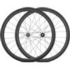 Generico Fibra Di Carbonio Set Di Ruote Per Bici Da Strada 700C Perno Passante