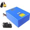 SSCYHT ,24v12ah, Batteria LiFePO4 25,6V 24V 6Ah 12Ah 18Ah 24Ah 30Ah in PVC Ricaricabile Sostitutiva per Lampione/Localizzatore di Pesce/Pompa dell'Acqua