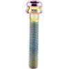 KQFCAZRE Fissaggio per Attacco Manubrio M6, Tappo Superiore della Serie Sterzo, Ricambio per Ciclismo su Strada, Nero M6x35mm