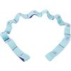 KQFCAZRE Cinghie Elastiche Multi-Anello per Esercizi, Fasce Elastiche per Bodybuilding, Danza E Rafforzamento Muscolare, Rosa White_8 Loop